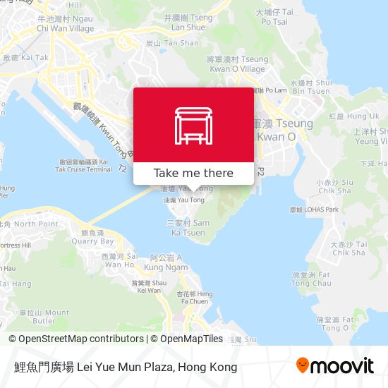 鯉魚門廣場 Lei Yue Mun Plaza map