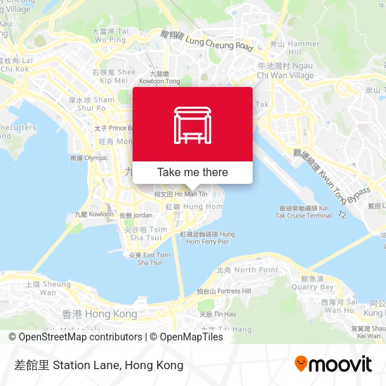 差館里 Station Lane地圖