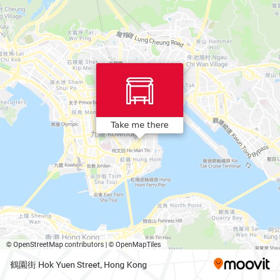 鶴園街 Hok Yuen Street map