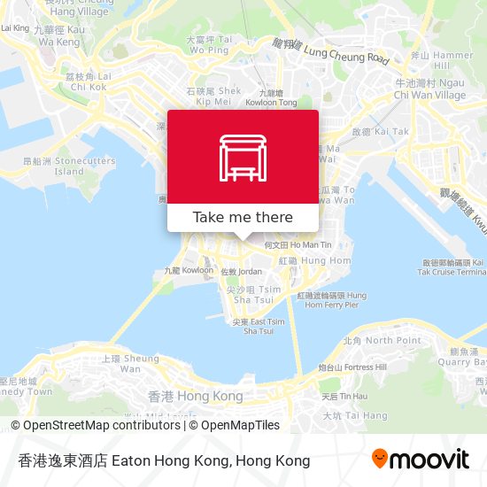 香港逸東酒店 Eaton Hong Kong map