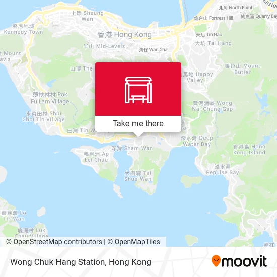 Wong Chuk Hang Station map