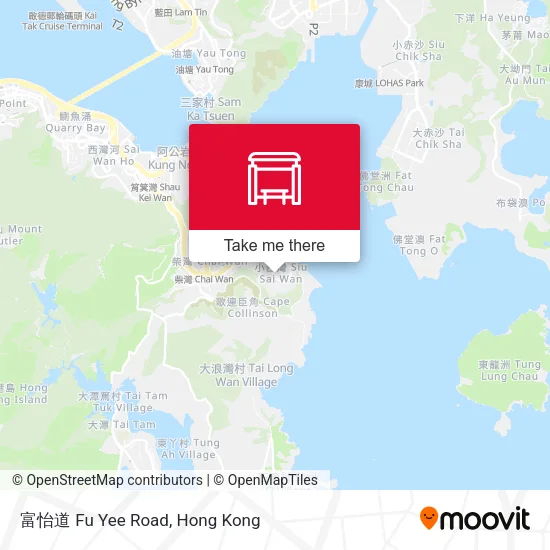 富怡道 Fu Yee Road map