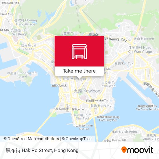 黑布街 Hak Po Street map