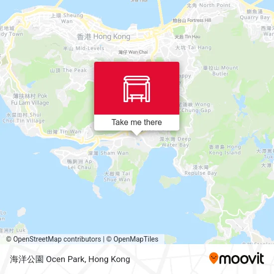 海洋公園 Ocen Park map