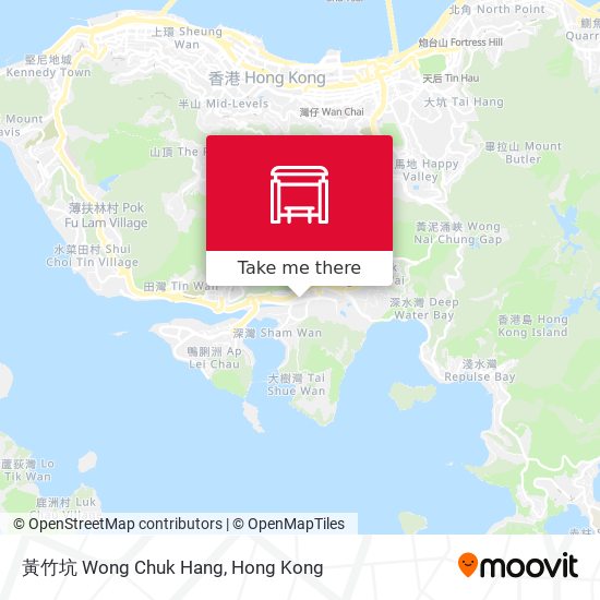 黃竹坑 Wong Chuk Hang map