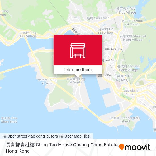 長青邨青桃樓 Ching Tao House Cheung Ching Estate map