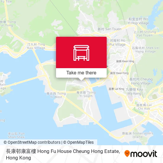 長康邨康富樓 Hong Fu House Cheung Hong Estate地圖