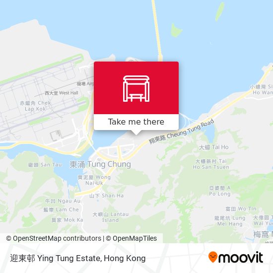 迎東邨 Ying Tung Estate map