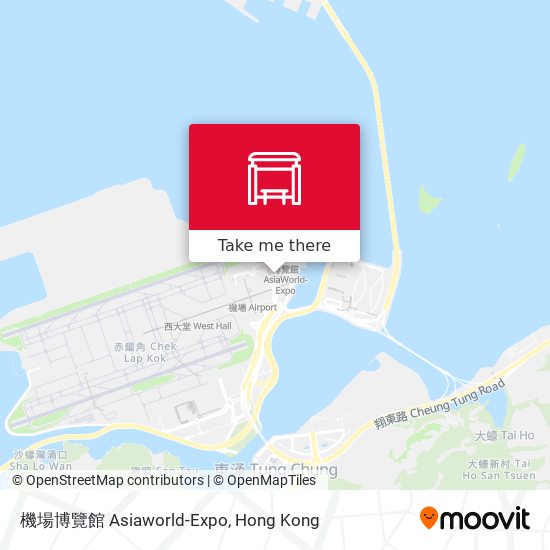 機場博覽館 Asiaworld-Expo map