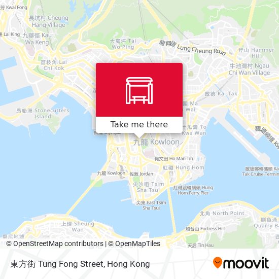 東方街 Tung Fong Street map