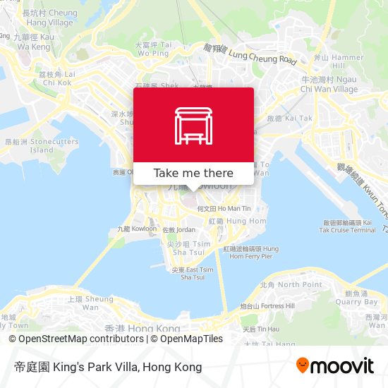 帝庭園 King's Park Villa map