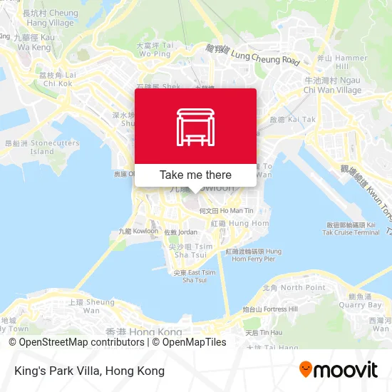 King's Park Villa map