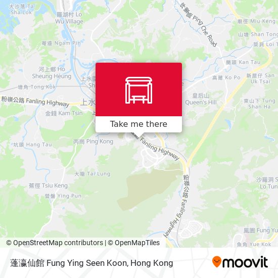 蓬瀛仙館 Fung Ying Seen Koon map
