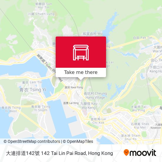 大連排道142號 142 Tai Lin Pai Road map