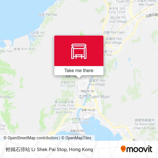 輕鐵石排站 Lr Shek Pai Stop map