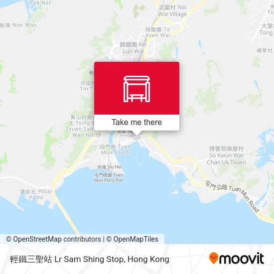 輕鐵三聖站 Lr Sam Shing Stop地圖