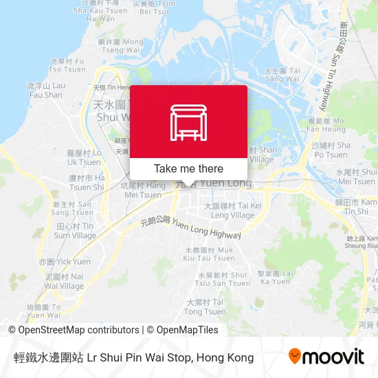 輕鐵水邊圍站 Lr Shui Pin Wai Stop map