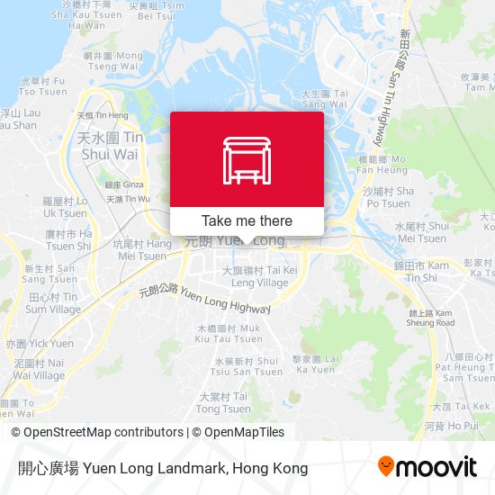 開心廣場 Yuen Long Landmark map