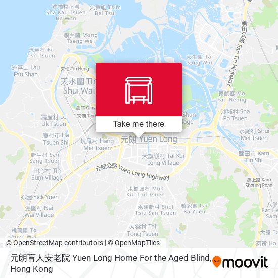 元朗盲人安老院 Yuen Long Home For the Aged Blind map