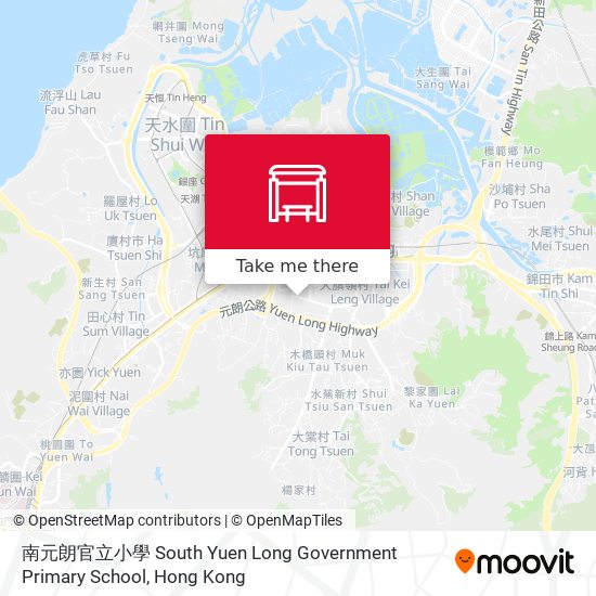 南元朗官立小學 South Yuen Long Government Primary School map