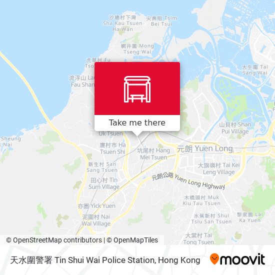 天水圍警署 Tin Shui Wai Police Station map
