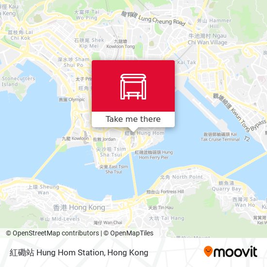 紅磡站 Hung Hom Station map