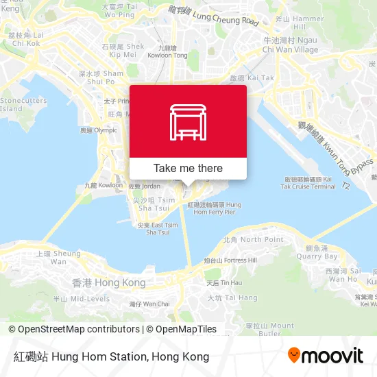 紅磡站 Hung Hom Station地圖