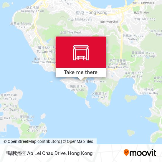 鴨脷洲徑 Ap Lei Chau Drive map