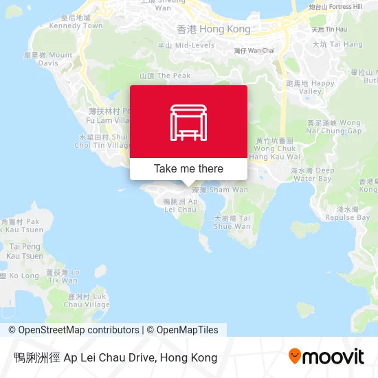 鴨脷洲徑 Ap Lei Chau Drive map