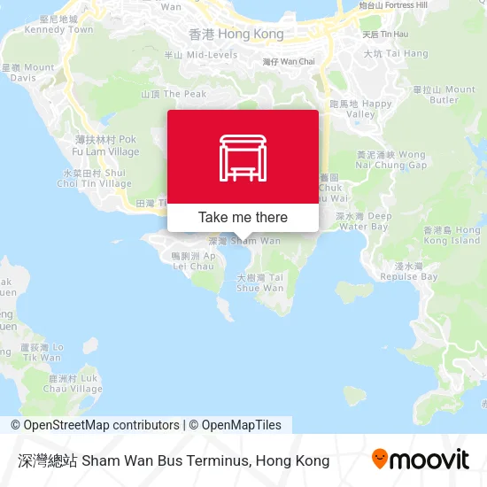 深灣總站 Sham Wan Bus Terminus地圖