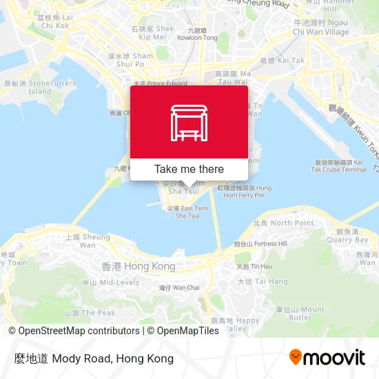 麼地道 Mody Road地圖