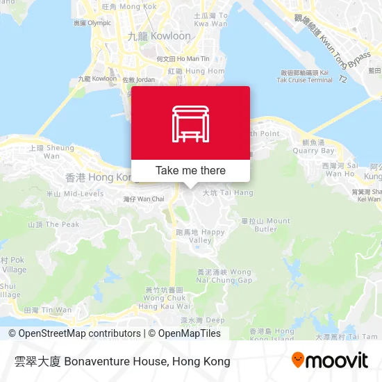 雲翠大廈 Bonaventure House地圖
