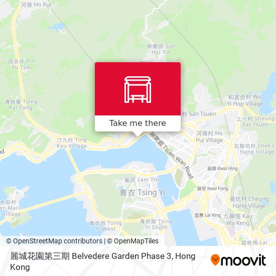 麗城花園第三期 Belvedere Garden Phase 3 map