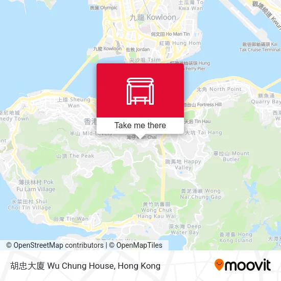 胡忠大廈 Wu Chung House地圖