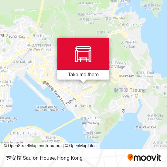 秀安樓 Sau on House map