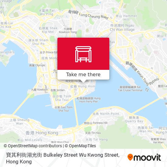 寶其利街湖光街 Bulkeley Street Wu Kwong Street map