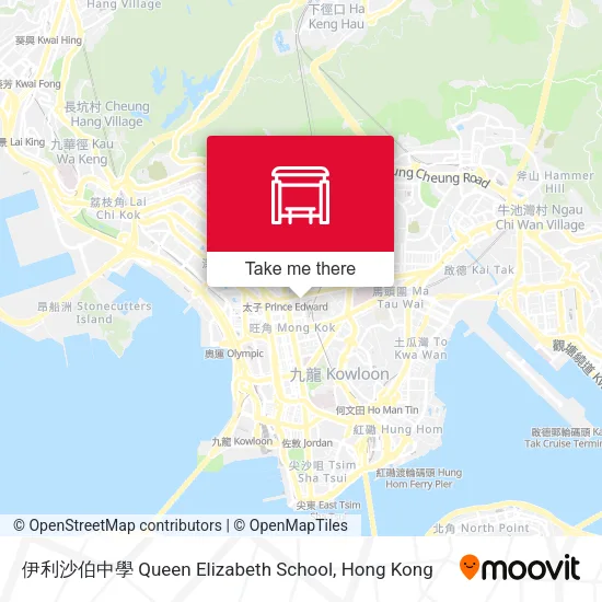 伊利沙伯中學 Queen Elizabeth School地圖