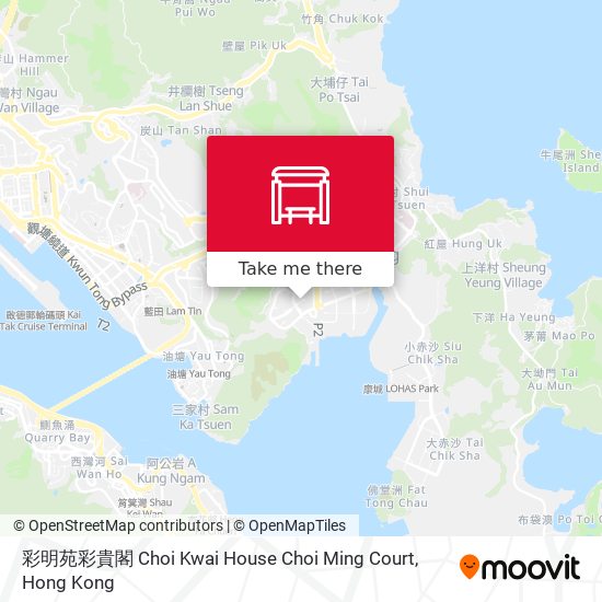 彩明苑彩貴閣 Choi Kwai House Choi Ming Court地圖