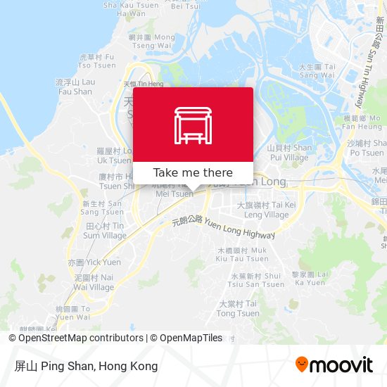 屏山 Ping Shan map