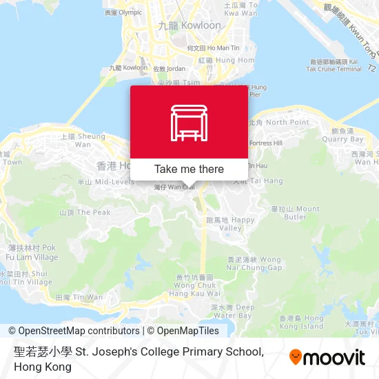 聖若瑟小學 St. Joseph's College Primary School地圖