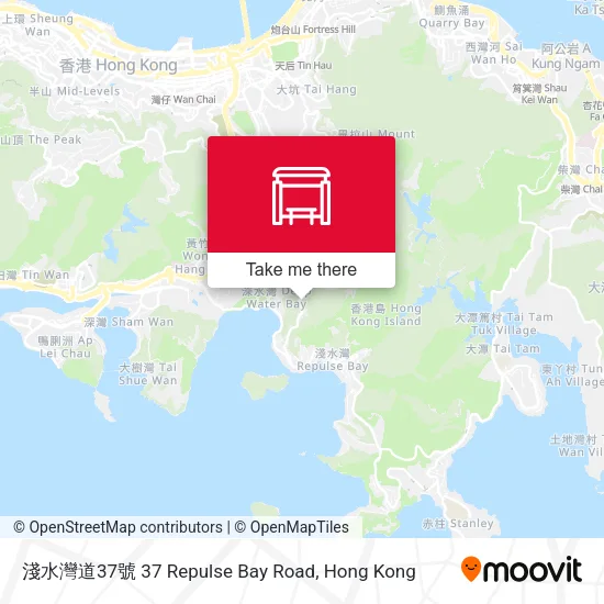 淺水灣道37號 37 Repulse Bay Road map