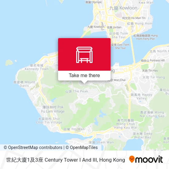 世紀大廈1及3座 Century Tower I And III map