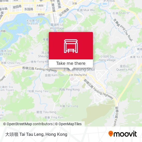大頭嶺 Tai Tau Leng map