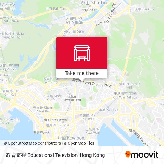 教育電視 Educational Television map