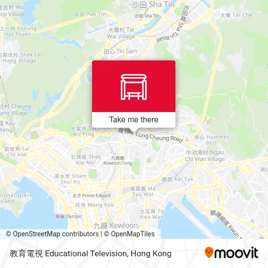 教育電視 Educational Television map