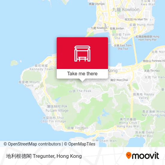 地利根德閣 Tregunter map