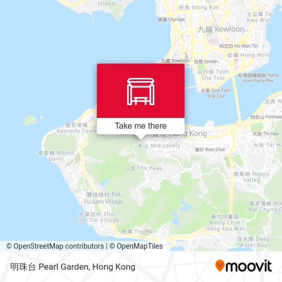 明珠台 Pearl Garden map