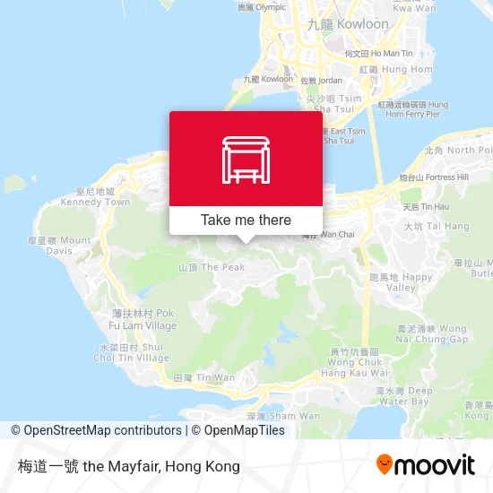 梅道一號 the Mayfair map