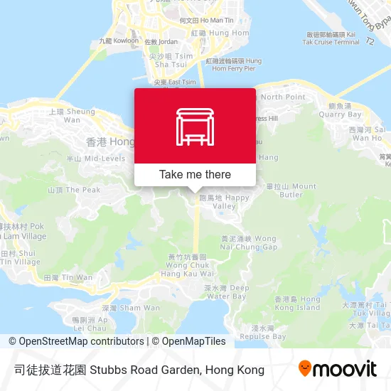 司徒拔道花園 Stubbs Road Garden地圖