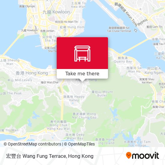 宏豐台 Wang Fung Terrace map